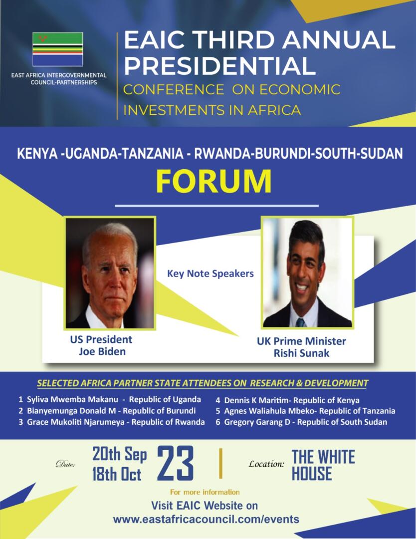 EAIC THIRD ANNUAL PRESIDENTIAL CONFERENCE ON ECONOMIC INVESTMENTS IN AFRICA